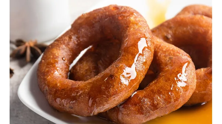 Picarones con chancaca