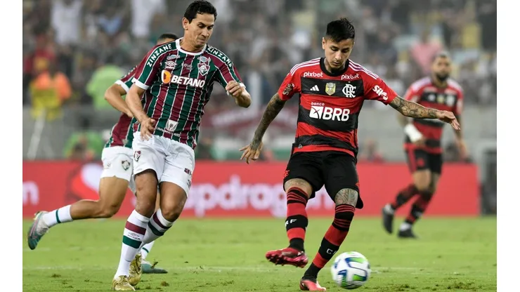 Erick Pulgar jugó un partidazo ante el Fluminense