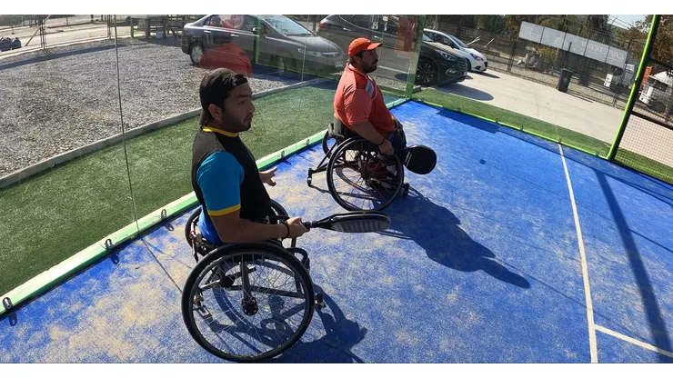La dupla chilena que competirá en el Mundial de Padel en silla de ruedas.