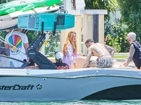 Fotos: Shakira y Lewis Hamilton se van de paseo en yate