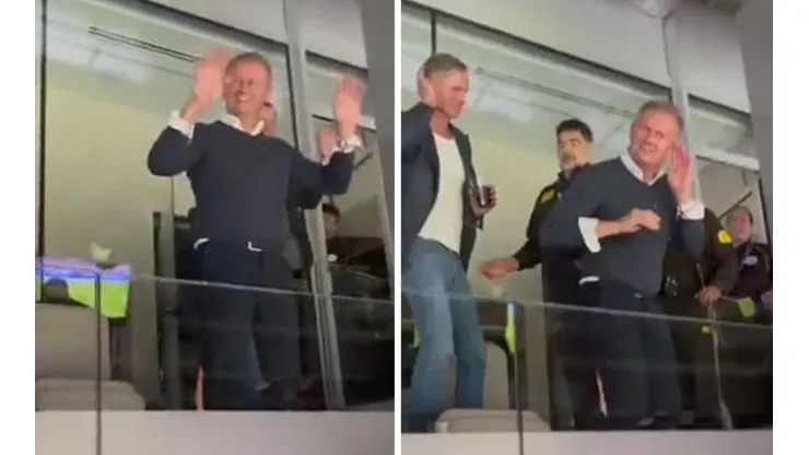 El padre de Haaland en el Santiago Bernabéu