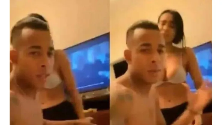 Capturas del polémico video por parte de la defensa de Sebastián Villa.