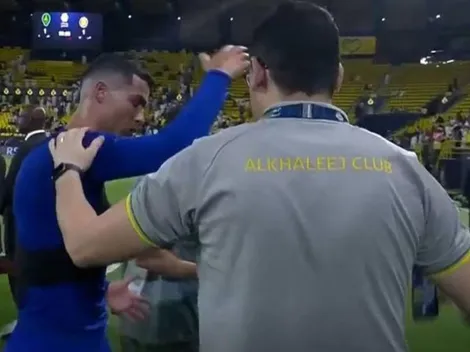 Polémica: Cristiano empuja a auxiliar que quería selfie