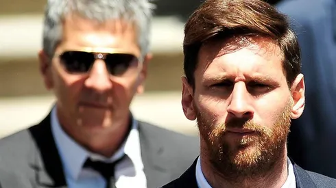 Leo Messi y Jorge Messi