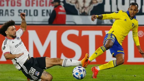 Falcon en duelo frente a Boca Juniors