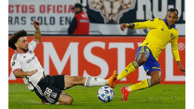Falcon en duelo frente a Boca Juniors