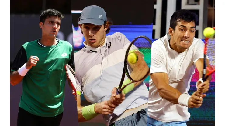 Tres chilenos dirán presente en el Masters 1.000 de Roma: Tomás Barrios ya juega la qualy y Nicolás Jarry con Cristian Garin arrancan con el cuadro principal.