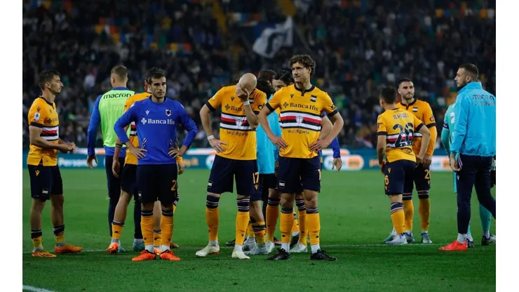 Sampdoria sentenció su descenso este lunes