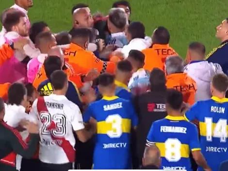 El Superclásico de Argentina fue con escándalo