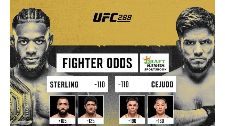 Aljamain Sterling es el vigente campeón del peso Gallo en la UFC.