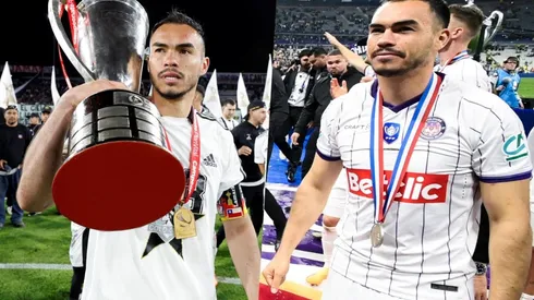 Gabriel Suazo recordó a Colo Colo tras coronarse campeón de la Copa de Francia.