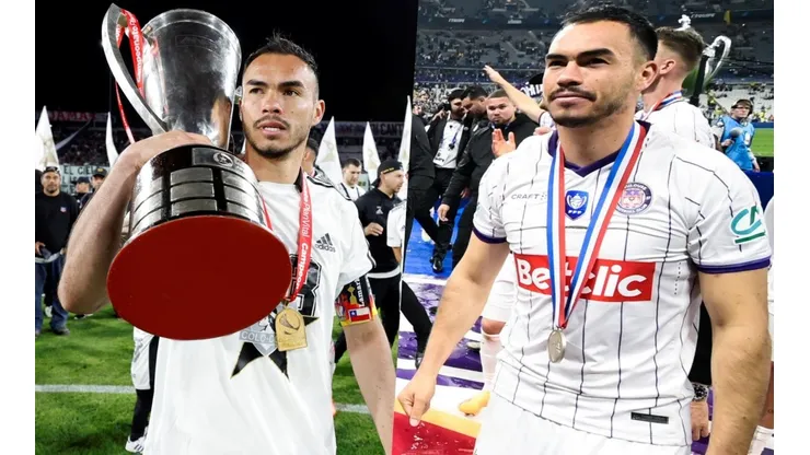 Gabriel Suazo recordó a Colo Colo tras coronarse campeón de la Copa de Francia.