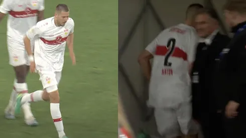 Waldemar Anton corriendo hacia el baño