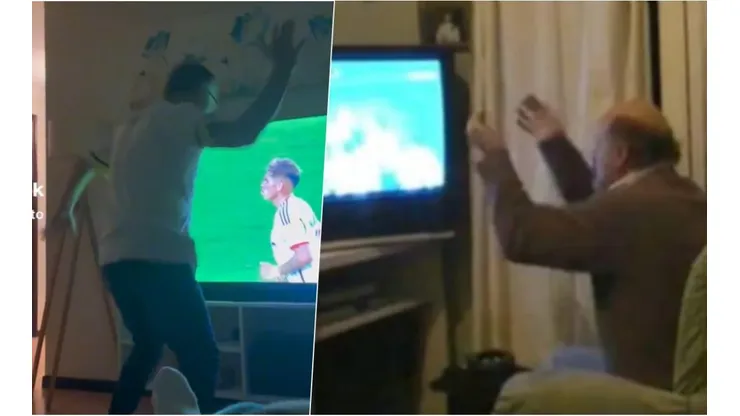 Un hincha de Colo Colo filmó una reacción parecida a la de Tano Pasman