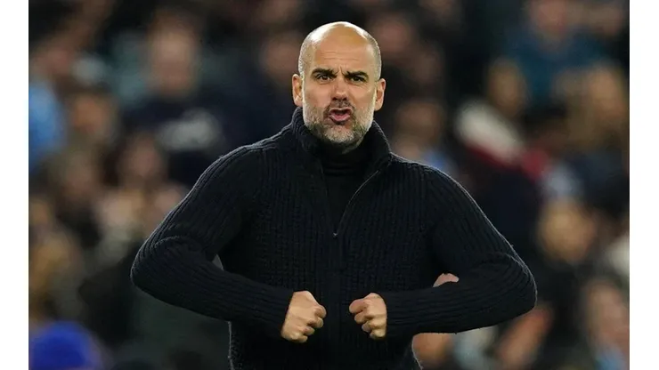 Pep Guardiola en duelo frente al Arsenal