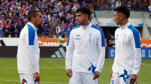 Daniel González (al medio) no pudo completar el microciclo de la Roja.