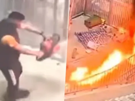 Hincha ingresa al estadio con una motosierra en la Champions de África