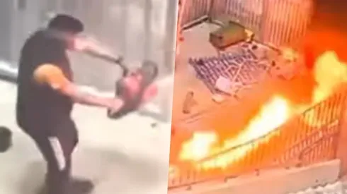 Pese a todo, el partido se siguió disputando con total normalidad.