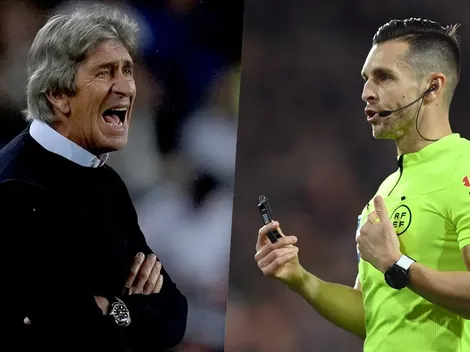 Pellegrini hecho una furia con el arbitraje tras ser goleado por Barcelona