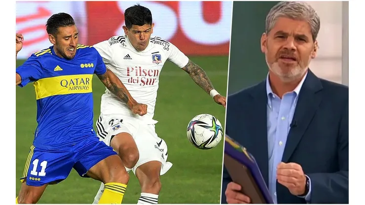 Guarello ironiza con el castigo de Conmebol a Colo Colo: nanai a Boca Juniors.