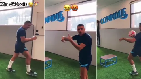 Alexis se lució jugando con sus compañeros