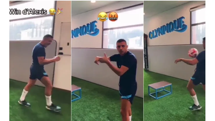 Alexis se lució jugando con sus compañeros