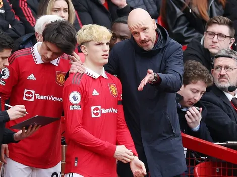 Garnacho renueva hasta 2028 con el Manchester United