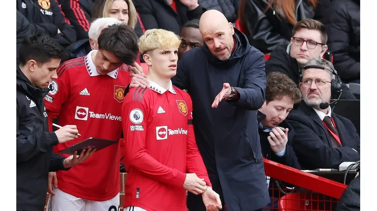 United se aseguró con Garnacho