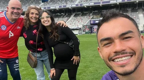 Suazo recibió el apoyo de sus padres a días de la final de la Copa de Francia