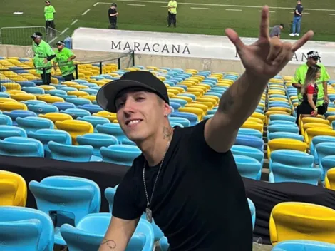 Vidal invita al Pailita para ver la goleada del Flamengo