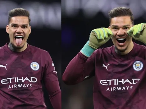 Brutal burla de Ederson a la hinchada del Arsenal