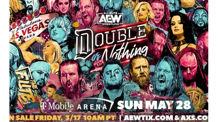AEW celebrará Double or Nothing en el T-Mobile Arena de Nevada.