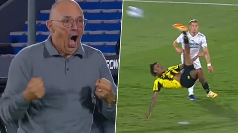 Golazo de chilena del Peñarol de Alfredo Arias.