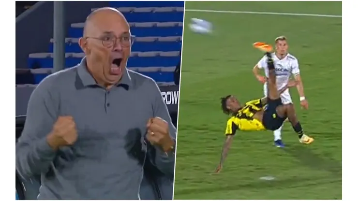 Golazo de chilena del Peñarol de Alfredo Arias.