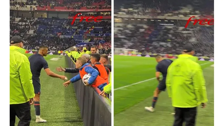 Alexis entregando una camiseta a pasapelotas locals