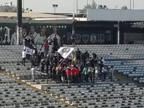 A la fuerza entran al Monumental a despedir a hincha fallecido