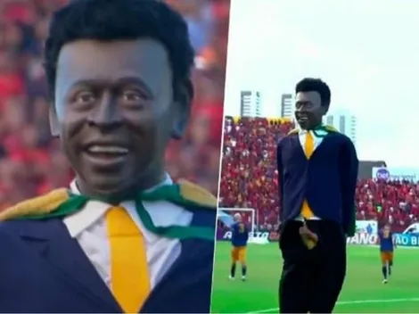 Homenaje a Pelé causa risas y terror en Brasil
