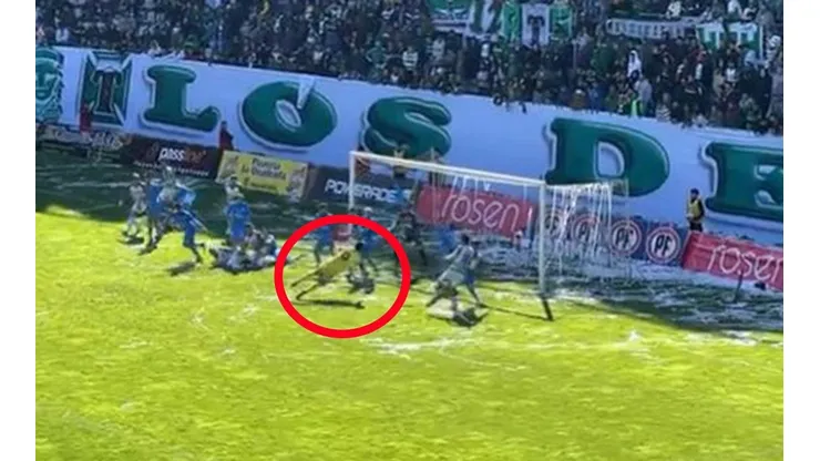 Urra en el momento del golazo