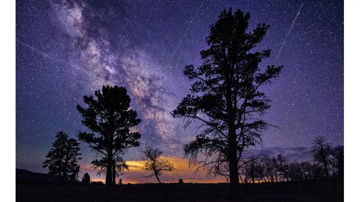 Lluvia de estrellas líridas