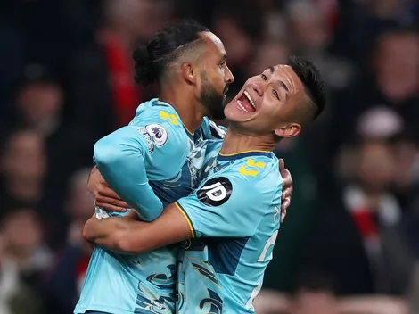 Ex compañero de Gabi Arias las hace todas ante el Arsenal