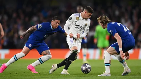 Enzo Fernández no tuvo un buen partido ante Real Madrid