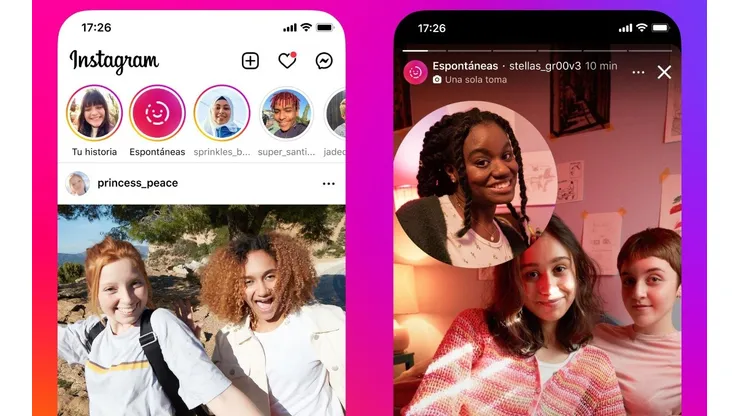 ¿Qué son las espontáneas de Instagram?