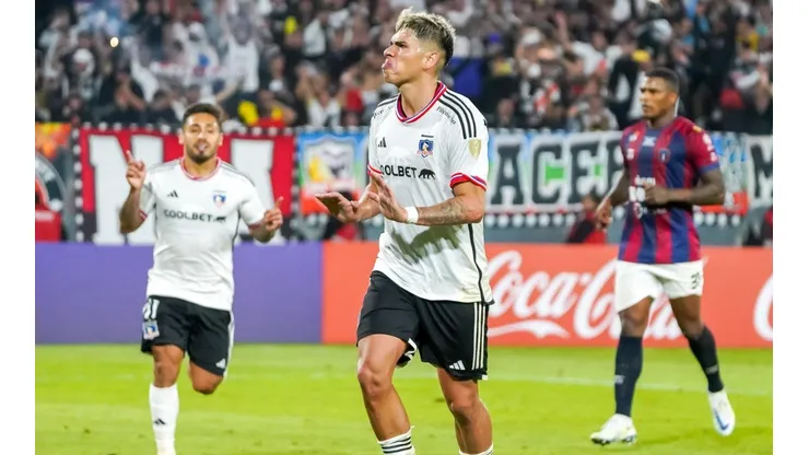Carlos Palacios celebró su segundo gol con la camiseta de Colo Colo.