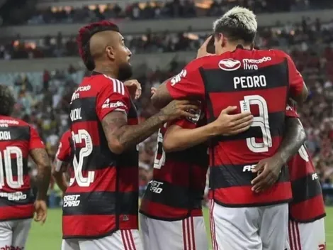 La primera formación de Sampaoli en el Flamengo