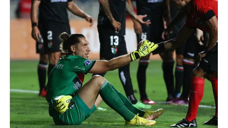 César Rigamonti sufrió una lesión en el duelo de Palestino ante Estudiantes de Mérida. Vitamina Sánchez lo descartó para el fin de semana.