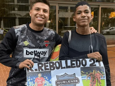 Hincha brasileño sorprende a Ñublense en la víspera de Flamengo