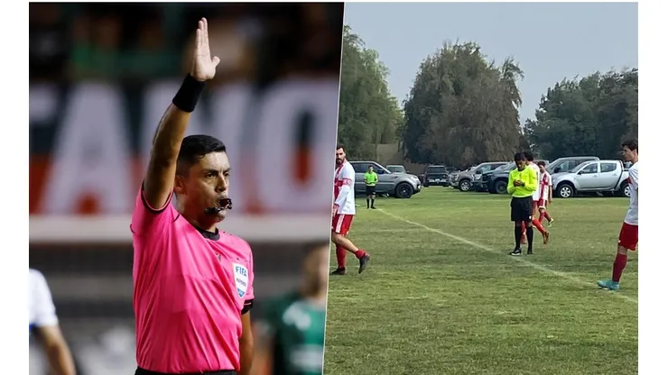 Gamboa arbitra en una liga amateur para no perder el ritmo