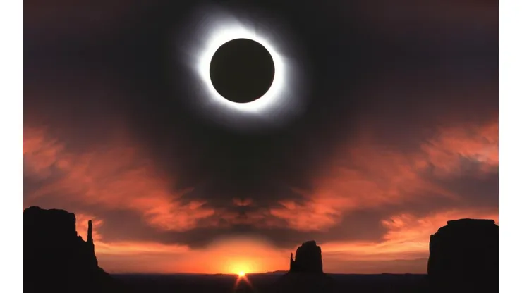 Eclipse Solar Híbrido 2023
