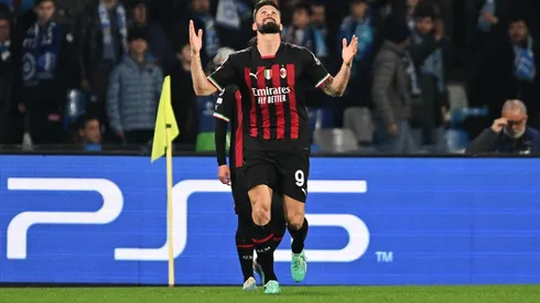 Giroud marcó el gol con el que AC Milan frenó en seco las intenciones del Napoli de seguir haciendo historia en la Champions League.