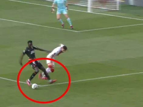 No volverás a ver un penal así: la peculiar falta en Maripán